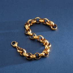 "O" Chain Luxury Stainless Steel Bracelet Men's High Quality Simple Chunky Link Wholesale Dropshipping Gift