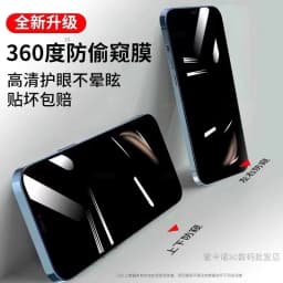 1-3Pcs 360° Privacy Screen Protector for iPhone 17 Air 16 15 14 Plus 13 12 mini 11 Pro X XS MAX XR Anti Spy Peep Tempered Glass