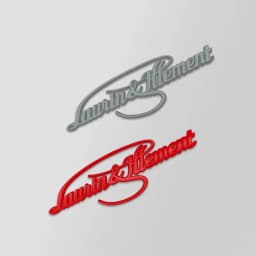 Car-Styling Metal Laurin & Klement Emblem Car Badge For Skoda L&K MK2 Kamiq Fabia Rapid Yaris Kodiaq Octavia Superb Scala Karoq