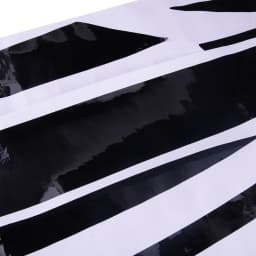 8pcs/set Glossy Black Car Front Upper Bumper Grille Molding Trim Protector Sticker Fit For Honda Civic 2016 2017 2018 2019 2020