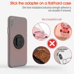 Mobile Phone Holder Stickers Adapter for Bike Bicycle Motorcycles Stand Support fit sincetop Series C holders/mounts