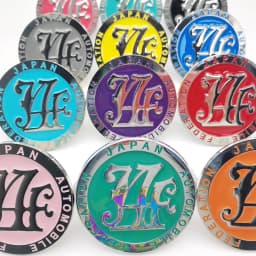 Hot 13 Colors Universal JDM Car Front Grille Badge Logo Zinc Alloy Japan Automobile Federation JAF Emblem Badge Auto Accessories