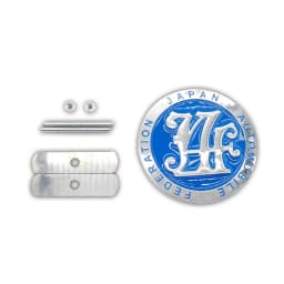 Hot 13 Colors Universal JDM Car Front Grille Badge Logo Zinc Alloy Japan Automobile Federation JAF Emblem Badge Auto Accessories