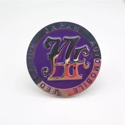 Hot 13 Colors Universal JDM Car Front Grille Badge Logo Zinc Alloy Japan Automobile Federation JAF Emblem Badge Auto Accessories