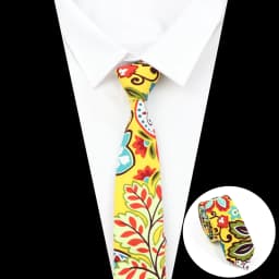 High Quality Funny Linen Tie For Men Map Newspaper Apple Flag Printed Striped Gift Narrow Flower Floral Slim Cravat Wed Party