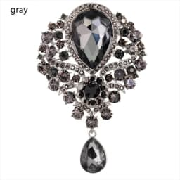2022 Large Crystal Water-drop Brooches for Women Vintage Fashion Pendant Corsage Valentine Wedding Pins Party Rhinestone Jewelry