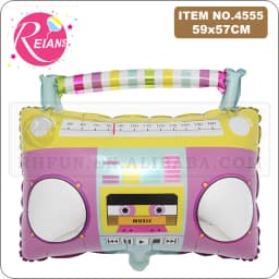 Ice Roller Skate And Radio Balloons Inflatable Radio for 90s Parties Decor Hip Hop Theme Birthday Party Decorations Kid Toy