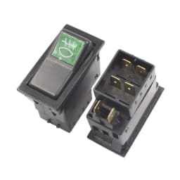 1PC Truck Excavator Crane Car-styling Modified Rocker Switch Button Universal engine stop+larme/fan/power/wiper/fog lamp switch