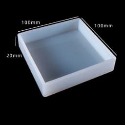 Cuboid Cube Resin Moulds Crystal Epoxy DIY Jewelry Pendant Storage Tray Square Rectangular Casting Accessories Silicone Mold