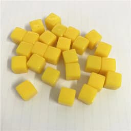 100Pcs/set 8mm Solid Clear Color Blank Square Corner Acrylic Dice Chess Piece Right Angle Sieve Cube For Board Game