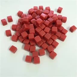 100Pcs/set 8mm Solid Clear Color Blank Square Corner Acrylic Dice Chess Piece Right Angle Sieve Cube For Board Game
