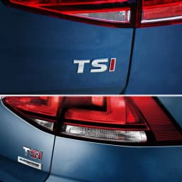 3D Metal TSI Car Side Fender Rear Trunk Emblem Badge Sticker Decals for Volkswagen Sagitar Golf Magotan Polaris Boracay Passat