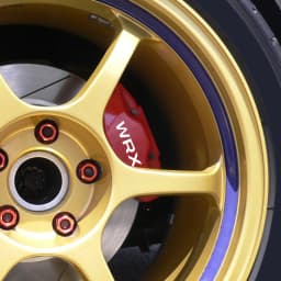 6PCS Car Brake Caliper Sticker Heat Resistant Decal For Subaru Forester WRX Levorg XV Outback Legacy Tribeca Auto Accessories