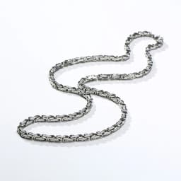 Vnox Men Basic Cubic Square Byzantine Chain Necklace 4mm Wide Stainless Steel Solid Metal Punk Collar Male Jewelry 60cm