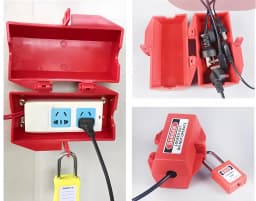 small size appliance plug lockout power plug lockout socket lockout Household Electric Power plug lock washer television Box