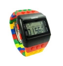 Fashion Rainbow Watch Women Led Digital Watches SHHORS Multifunction Electronic Wristwatches Ladies Girls Watches Reloj Mujer