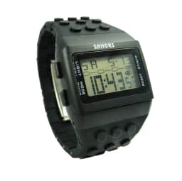 Fashion Rainbow Watch Women Led Digital Watches SHHORS Multifunction Electronic Wristwatches Ladies Girls Watches Reloj Mujer