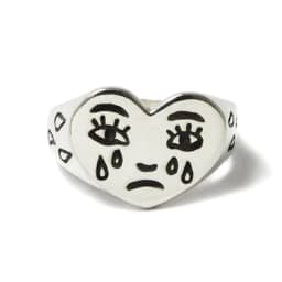 Creative Cry Face Rings for Women New Trendy Fashion Female Resizable Ring Jewelry Ladies Bar Night Club Jewelry Gifts