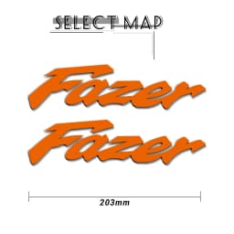 Motorcycle sticker accessories Fuel tank Wheel helmet Reflective MOTO body sign personality decoration for Yamaha fazer 600 1000