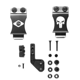 Kydex Internal Holster For Beretta APX Full Size 9mm .40 magazine Mag holder Charger Port Metal Clip Flap Claw Skull