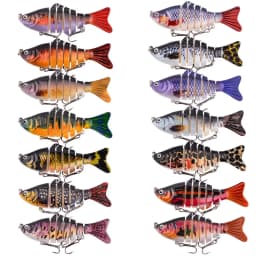 1 PCS Wobblers Fishing Lures Artificial Multi Jointed Sections Artificial Hard Bait Trolling Pike Carp Fishing Tools