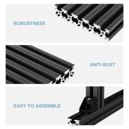 1Pcs 2040 V/T-Slot Aluminum Profile Extrusion 100 200 300 400 500 -1000mm Aluminum Extrusion Rail 20x40mm for DIY 3D Printer CNC