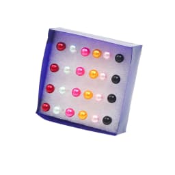 12Pairs 20Pairs 2.5-6mm Small Crystal Pearls Rhinestone Earrings Set For Fashion Women Jewelry Accessories Ball Stud Earrings