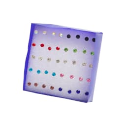 12Pairs 20Pairs 2.5-6mm Small Crystal Pearls Rhinestone Earrings Set For Fashion Women Jewelry Accessories Ball Stud Earrings