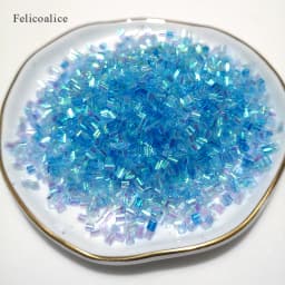 500g 2*3mm Bingsu Beads Colorful Plastic Cylindrical Charms Fashion Beads For DIY Ornament Jewelry Making Accessories