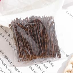 50 Pcs/Bag 5/6/7cm U Shaped Alloy Hairpins Waved Hair Clips Simple Metal Bobby Pins Barrettes Bridal Hairstyle Tools Hair Pins