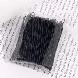 50 Pcs/Bag 5/6/7cm U Shaped Alloy Hairpins Waved Hair Clips Simple Metal Bobby Pins Barrettes Bridal Hairstyle Tools Hair Pins