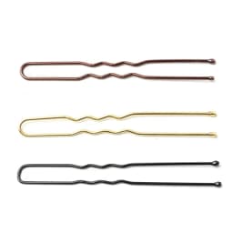 50 Pcs/Bag 5/6/7cm U Shaped Alloy Hairpins Waved Hair Clips Simple Metal Bobby Pins Barrettes Bridal Hairstyle Tools Hair Pins