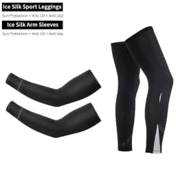 ROCKBROS Cycling Sleeve Outdoor Sports Arm Sleeve Sun Protection UV Arm Sleeves Ice Fabric Basketball leggings Fishing sleeve