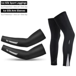 ROCKBROS Cycling Sleeve Outdoor Sports Arm Sleeve Sun Protection UV Arm Sleeves Ice Fabric Basketball leggings Fishing sleeve