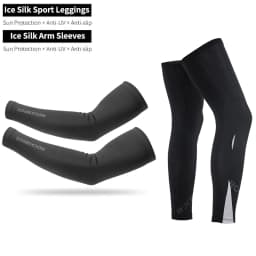 ROCKBROS Cycling Sleeve Outdoor Sports Arm Sleeve Sun Protection UV Arm Sleeves Ice Fabric Basketball leggings Fishing sleeve