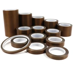 High Temperature Resistance Adhesive Tape Cloth 5~100mm 0.13mm 0.18mm 300 Degree Heat Insulation Sealing Machine PTFE Tape