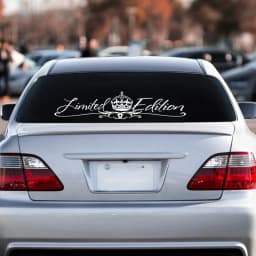 CS40065# Die-cut Vinyl Decal Limited Edition Car Sticker Waterproof Auto Decors on Car Body Bumper Rear Window