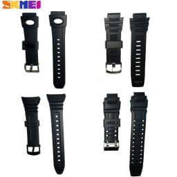 SKMEI Brand Watch Strap Band Silicone Rubber Plastic 1025 1251 1068 1325 0989 Adjustable Replacement Different Model Watchbands