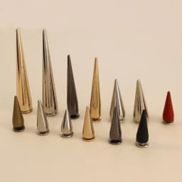 10pcs Metal Punk Spikes Cone Bullet Studs Rivets for Leather Craft Bag Garment Clothing Shoes DIY Parts Accessories