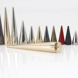 10pcs Metal Punk Spikes Cone Bullet Studs Rivets for Leather Craft Bag Garment Clothing Shoes DIY Parts Accessories