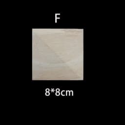 Rubber Wood Appliques for Furniture Wood Corner Onlay Home Decoration Accessories Room Decor Wood Decals Figurines Floral