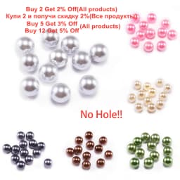 50-400Pcs 3-14mm No Hole Round Plastic Acrylic ABS Lmitation Pearl Beads Charm Loose Beads Counter Jewelry Findings Making
