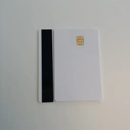 10 Pcs Blank Smart Card Sle4442 Chip with Magnetic Strip Hico 3 track PVC
