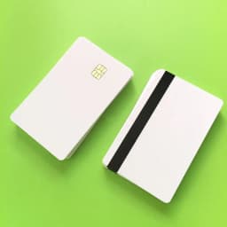 10 Pcs Blank Smart Card Sle4442 Chip with Magnetic Strip Hico 3 track PVC