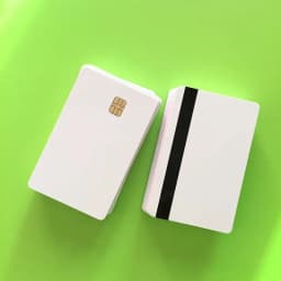 10 Pcs Blank Smart Card Sle4442 Chip with Magnetic Strip Hico 3 track PVC