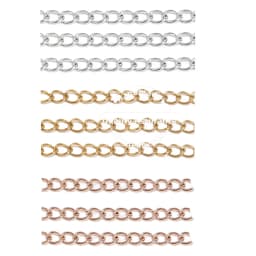 50pcs Stainless Steel 5cm Welded Extension Chain Gold Necklace Extender Tail Chains for DIY Jewelry Making