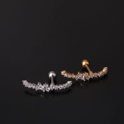 1PC 16G Korea Style CZ Flower Tragus Cartilag Lobe Earrings Barbell Ear Stud Helix Piercing Jewelry