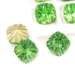 10pcs/Bag 8mm/10mm Fat Square Shape Glass Strass Crystal Sewing Claw Rhinestones Diy Clothing Accessories
