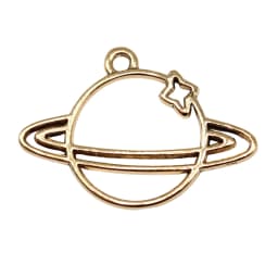 WYSIWYG 10pcs 27x19mm 3 Colors Universe Charms Pendant For Jewelry Making DIY Jewelry Findings
