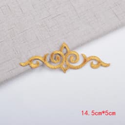 3Pcs Colorful Flower Iron on Appliques Garments Steamers Clothing Embroidery Patch Lace Fabric Sticker Patch Craft Sewing